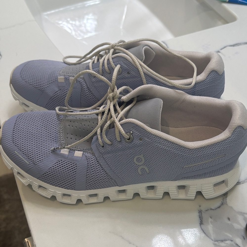 On Running Sky Blue Athletic Shoes
